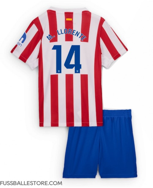 Günstige Atletico Madrid Marcos Llorente #14 Heimtrikotsatz Kinder 2025-26 Kurzarm (+ Kurze Hosen) Günstige Atletico Madrid Marcos Llorente #14 Heimtrikotsatz Kinder 2025-26 Kurzarm (+ Kurze Hosen)